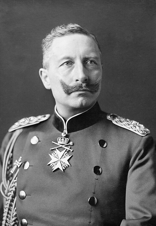 Photograph of the middle-aged Wilhelm II with a moustache