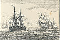 Korvetten "Valkyrien" i kamp med tyske dampskibe 1849.
