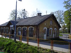 Local train station