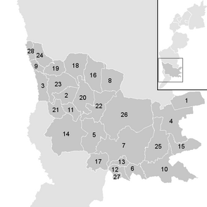 A Németújvári járás községei