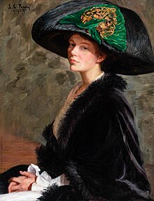 Lilla Cabot Perry, 1913 - The Green Hat.jpg