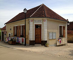 Skyline of Sainte-Colombe-sur-Loing