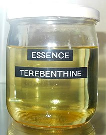 Essence de térébenthine.