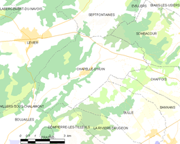 Chapelle-d'Huin – Mappa