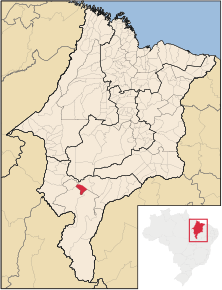 Poziția localității Nova Colinas