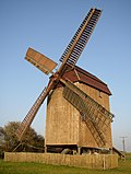 Denkmalgeschützte Bockwindmühle in Mellnsdorf