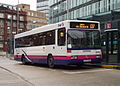 Mercedes-Benz O 405 mit CityRanger-Aufbau von Wrightbus für Linksverkehr in Manchester