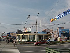 Het noordelijke toegangsgebouw