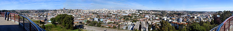 Um panorama de Caxias do Sul em 2008.