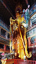 Patung Maitreya Buddha.