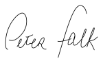 Питер Фальк signature.svg