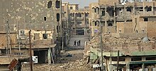 A city street in Ramadi heavily damaged by the fighting in 2006 Pic of ramadi.jpg