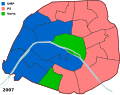 Résultats des élections législatives à Paris en 2007