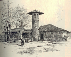 Stará mešita v Raštu v roce 1886