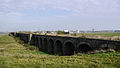 Rest der ehemaligen Eisenbahnbrücke