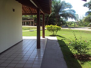 English: View of SESC Pantanal, Mato Grosso, B...