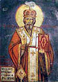 Szent Péter egy cetinjei freskón