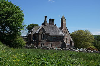 File:School house and schoolmaster's house, Llanyblodwell 81.JPG