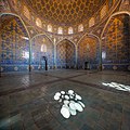 Interieur van de Sjeik Lutfahllahmoskee in Isfahan