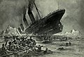 «Der Untergang der Titanic» av Willy Stöwer, 1912.