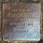 Stolperstein für Heinrich Reiter (Franziskanergasse 12)