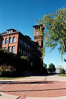 Clock tower at UW - Stout