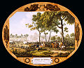 Картина на фарфоре «Битва при Маренго» (Жак-Франсуа Свебах)