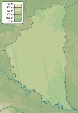 Location of a pond in Ukraine