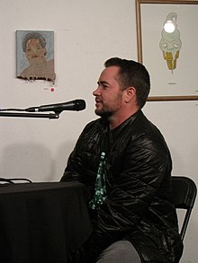 Ian Harvie, an American comedian and openly transgender man. The Dork Forest at Meltdown Comics, 29 November 2011(2).jpg