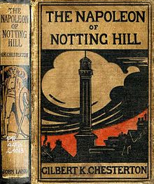 The Napoleon of Notting Hill - cover - Project Gutenberg eText 20058.jpg