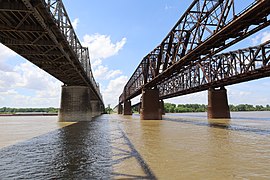 Three bridges of Memphis