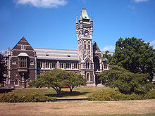 The University of Otago in New Zealand Universityofotagoclocktower small.jpg