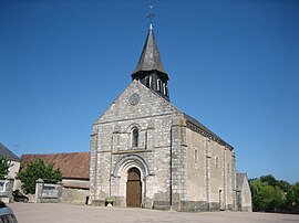 The church of Saint-Martin, in Vicq-Exemplet