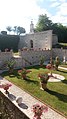 Jardin à deux terrasses qui suit le schéma typique du jardin de la Renaissance.