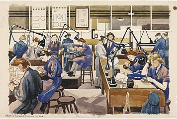 עובדות במפעל מיכשור, 1941