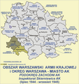 Obszar Warszawski AK, Podokręg Zachodni, Insp. Skierniewice