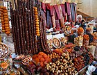 Verkauf von Trockenfrüchten auf einem Markt in Jerewan