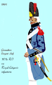 101e Régiment d’infanterie de ligne 1791 bis 1792