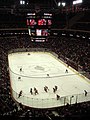 NHL game between the New York Rangers and Minnesota Wild at the Xcel Energy Center