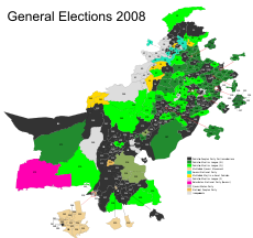 2008 General Elections in Pakistan.svg