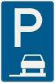 273-65 Parkovanie na chodníku (úplne, umiestnenie šikmo/pozdĺžne vpravo)