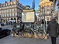 Édicule Guimard de la station Louvre-Rivoli