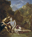 Acis y Galatea, cobre de Charles de La Fosse.