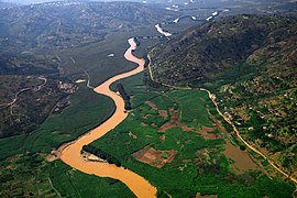 An aerial of Nyabarongo River from Nyungwe National Park to River Nile. Emmanuel Kwizera