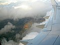 Classical bird's-eye view from an aeroplane.