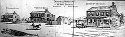 'Appii Forum', three taverns on Dundas at the tollgate