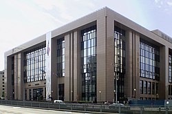 Edificio Justus Lipsius en Bruselas, sede del Consejo de la Unión, donde tiene su sede el Consejo de AA.GG.