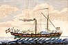 Danmarks første dampskib, Caledonia