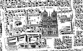 Image illustrative de l’article Cour du Chapitre cathédral de Reims