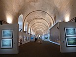 Interior of Versailles Orangerie: the central gallery